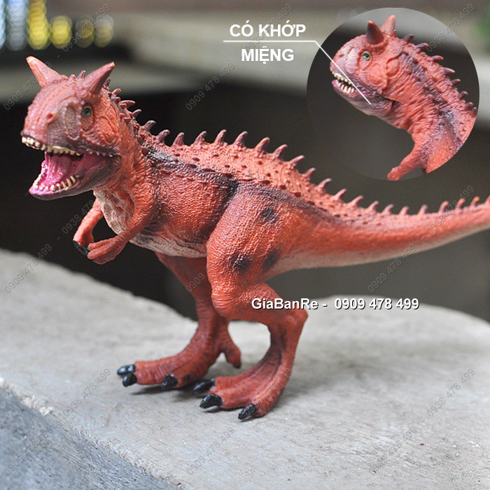 Mô Hình Khủng Long Ác Quỷ 2 Sừng Carnotaurus - Đỏ - Cao 12cm - 7722 1