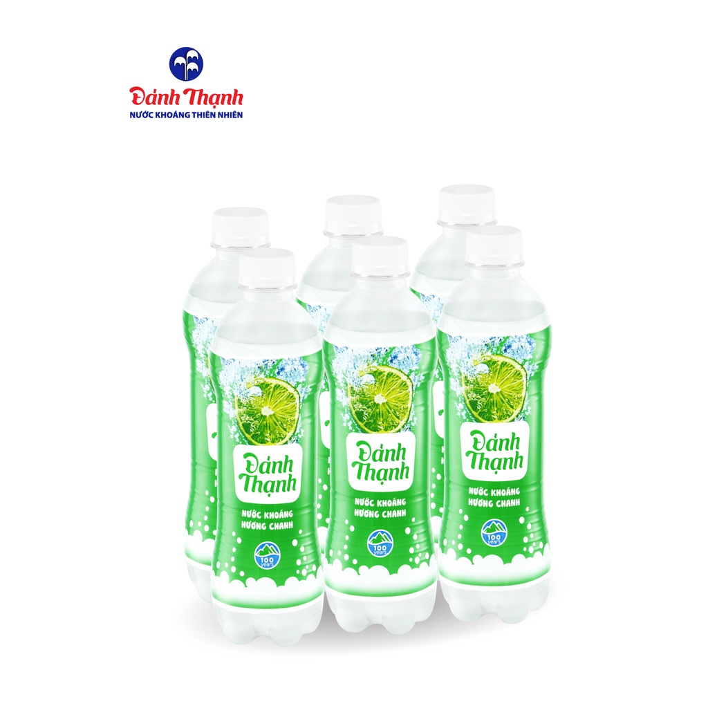 Thùng 24 chai Nước Khoáng Thiên Nhiên Có Ga Đảnh Thạnh Khoáng Chanh 430ml