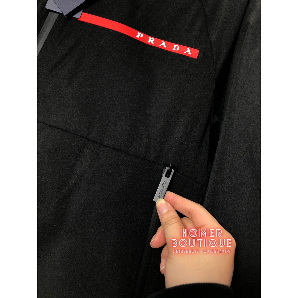 Áo Phao Nam Trần Bông Dày Dặn Giữ Ấm Cực Tốt Prada Light Bi-Stretch Puffer Jacket