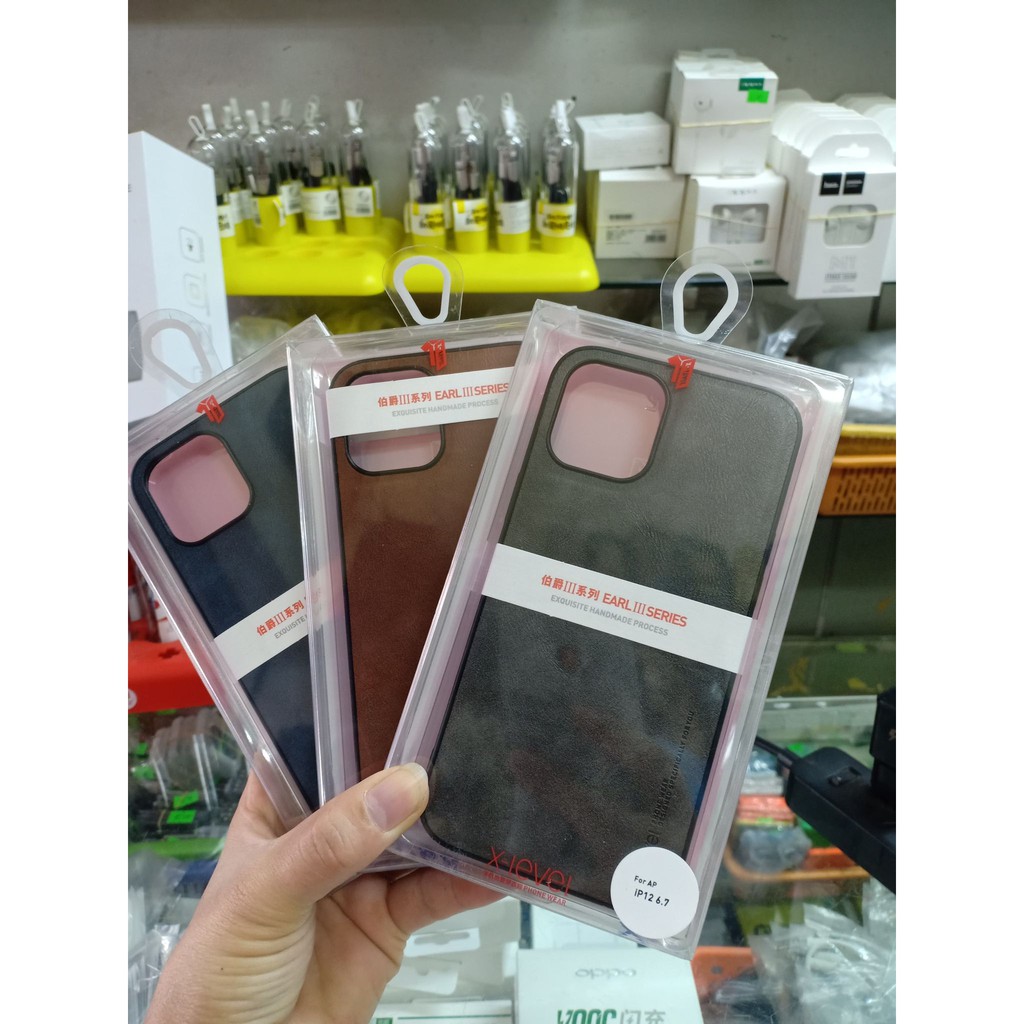 Ốp lưng iPhone 12 Mini/ 12 6.1 / 12 Pro Max Chính hãng X-level da Viền TPU dẻo