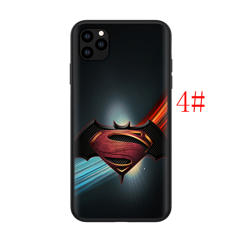 Ốp Điện Thoại Silicon Mềm Hình Batman Vs Superman 114z Cho Iphone 11 12 Pro Mini Xs Max X Xr