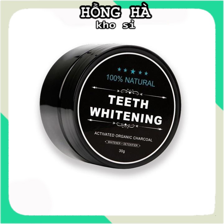 [XẢ KHO] Bột trắng răng Teeth Whitening Than Tre Hoạt Tính Nhật Bản - Làm trắng răng tự nhiên - Kho sỉ Hồng Hà