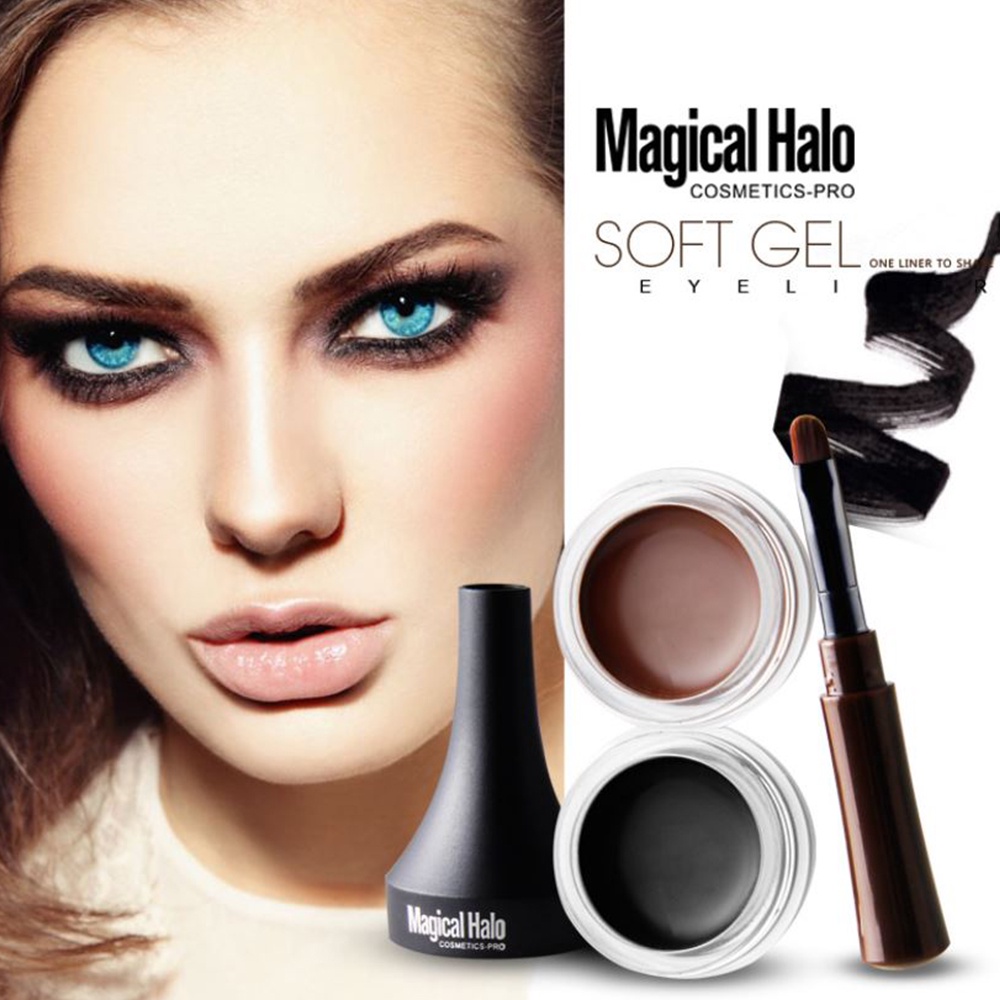 Gel vẽ mí Magical Halo Đen, Trang Điểm Đôi Mắt Cuốn Hút, Điểm Nhấn Phong Cách Ấn Tượng