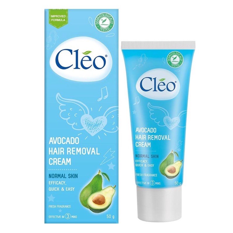 50g) KEM BƠ TẨY LÔNG VÀ GEL MÁT DA CLEO CHO DA THƯỜNG VÀ DA NHẠY CẢM CHÍNH HÃNG CTY