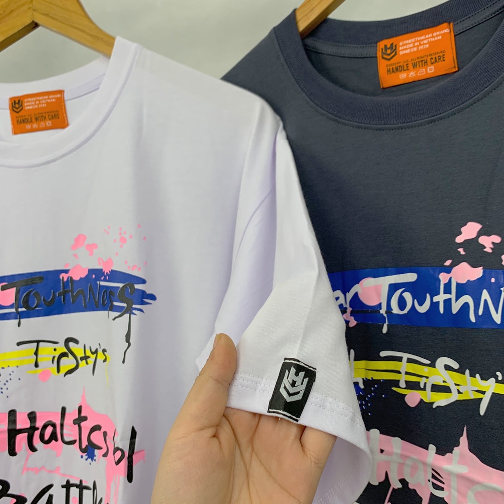 Áo Thun HY KOREA Tay Lỡ Form Rộng Unisex In Hình Your TouthNess TLLC28.