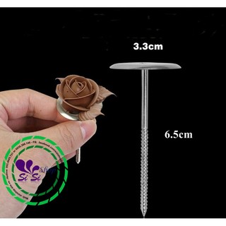 Dù inox bắt bông kem trang trí bánh