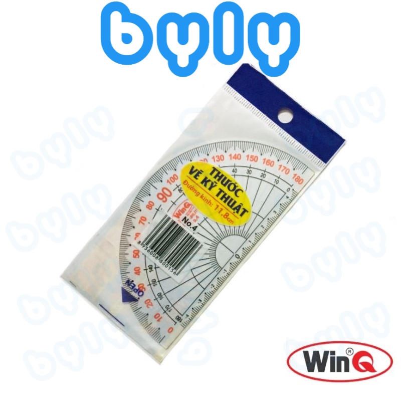 [Ship hỏa tốc] Thước đo độ dẻo trong suốt No.4 WinQ - ByLy Store