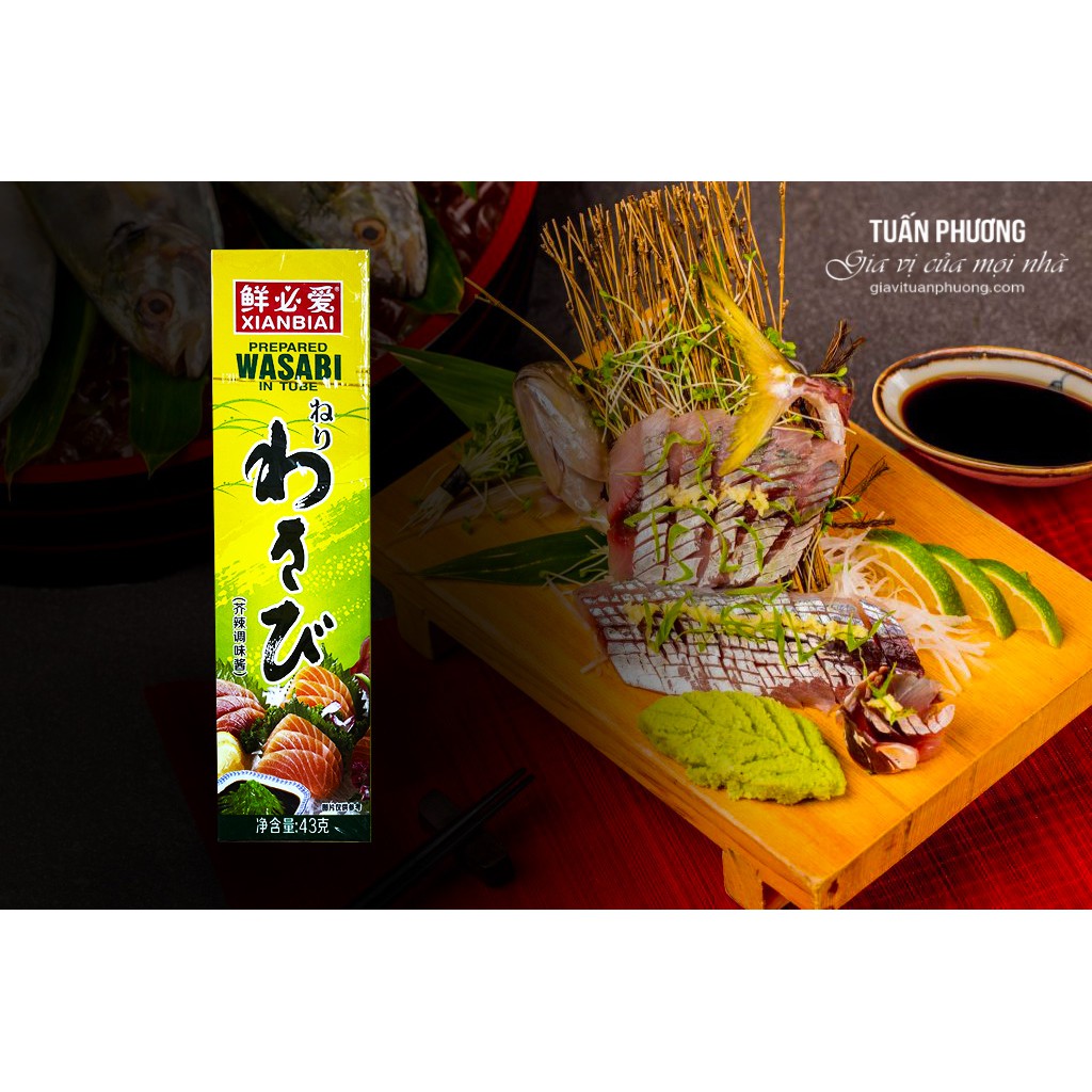 Mù Tạt Wasabi Vàng 43 Gam ( Tuýp )