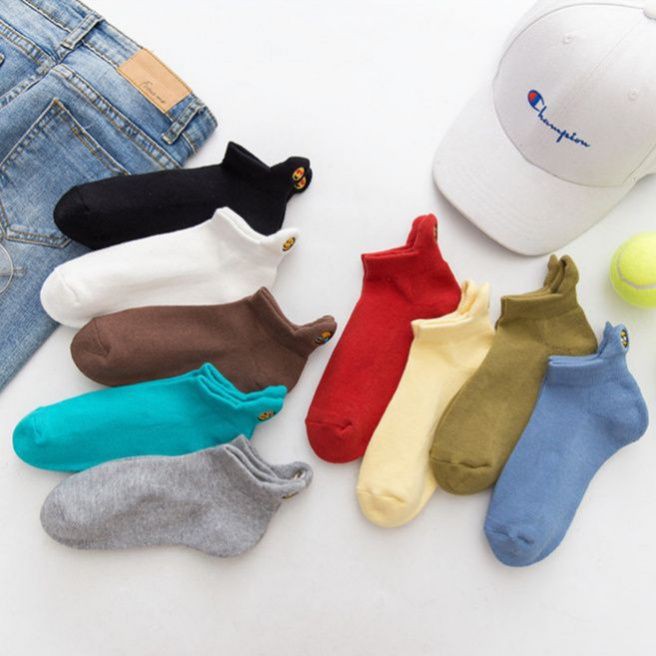 Tất ngắn cổ unisex Có Tất Là Có Tất chất liệu cotton cao cấp họa tiết emoji cảm xúc - HTU_BE