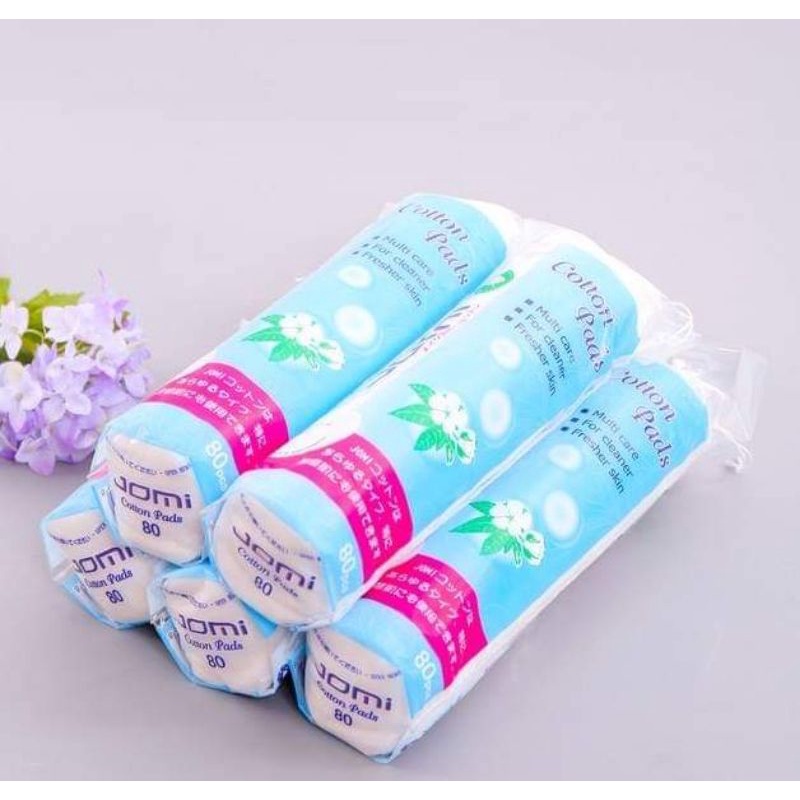 Bông Tẩy Trang JOMI Siêu Mịn Cotton Pads [80 Miếng] Nhật Bản