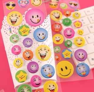 Sticker 3D mặt cười
