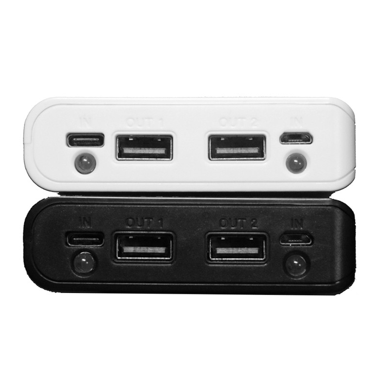 Bộ hộp pin dự phòng tự lắp ráp sức chứa 8 pin 18650 tiện dụng