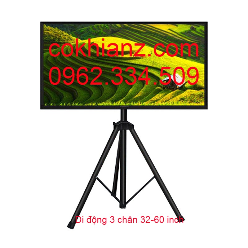 GIÁ TREO TIVI DI ĐỘNG 3 CHÂN 32-60 INCH HÀNG CAO CẤP