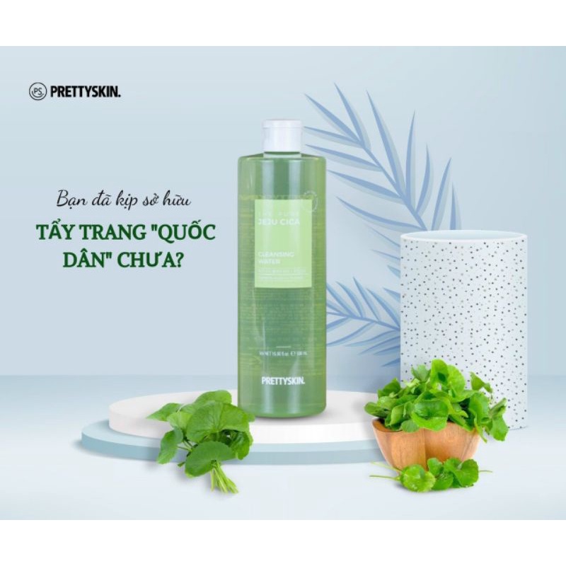 Tẩy trang rau má Jeju Pretty Skin 500ml
