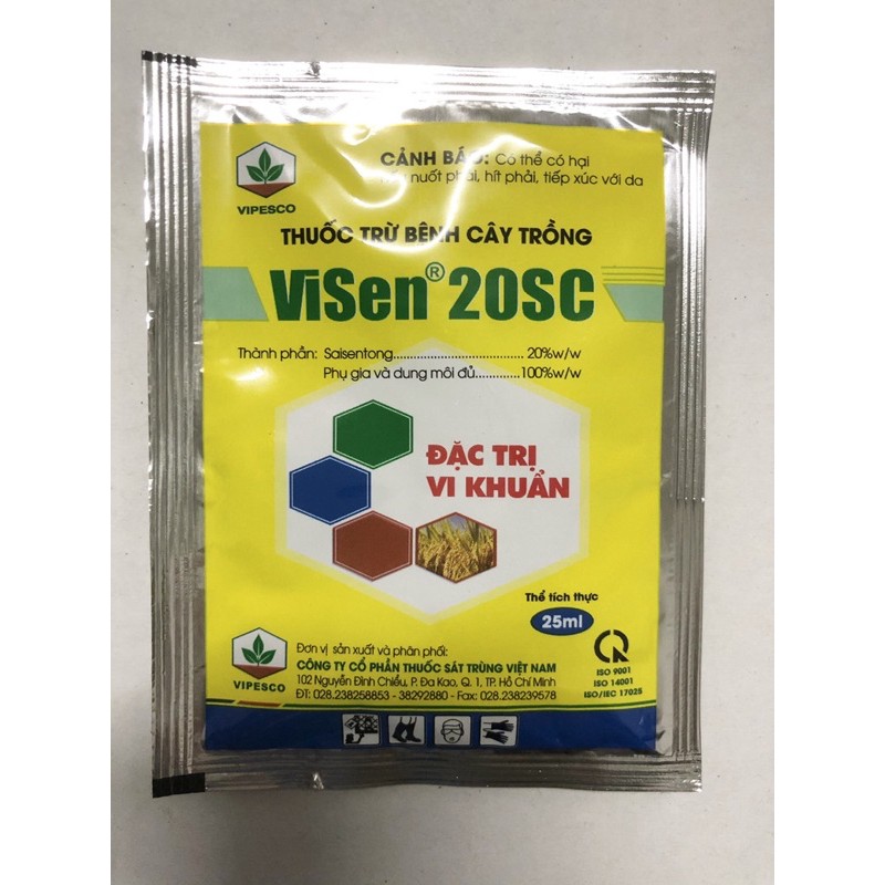 Visen 20SC - Trừ Bệnh Cây Trồng 25ml*15 gói/ Hộp