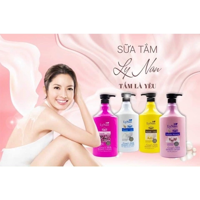 Sữa tắm dưỡng da LyNan 1200ml Malaysia 4 màu | BigBuy360 - bigbuy360.vn