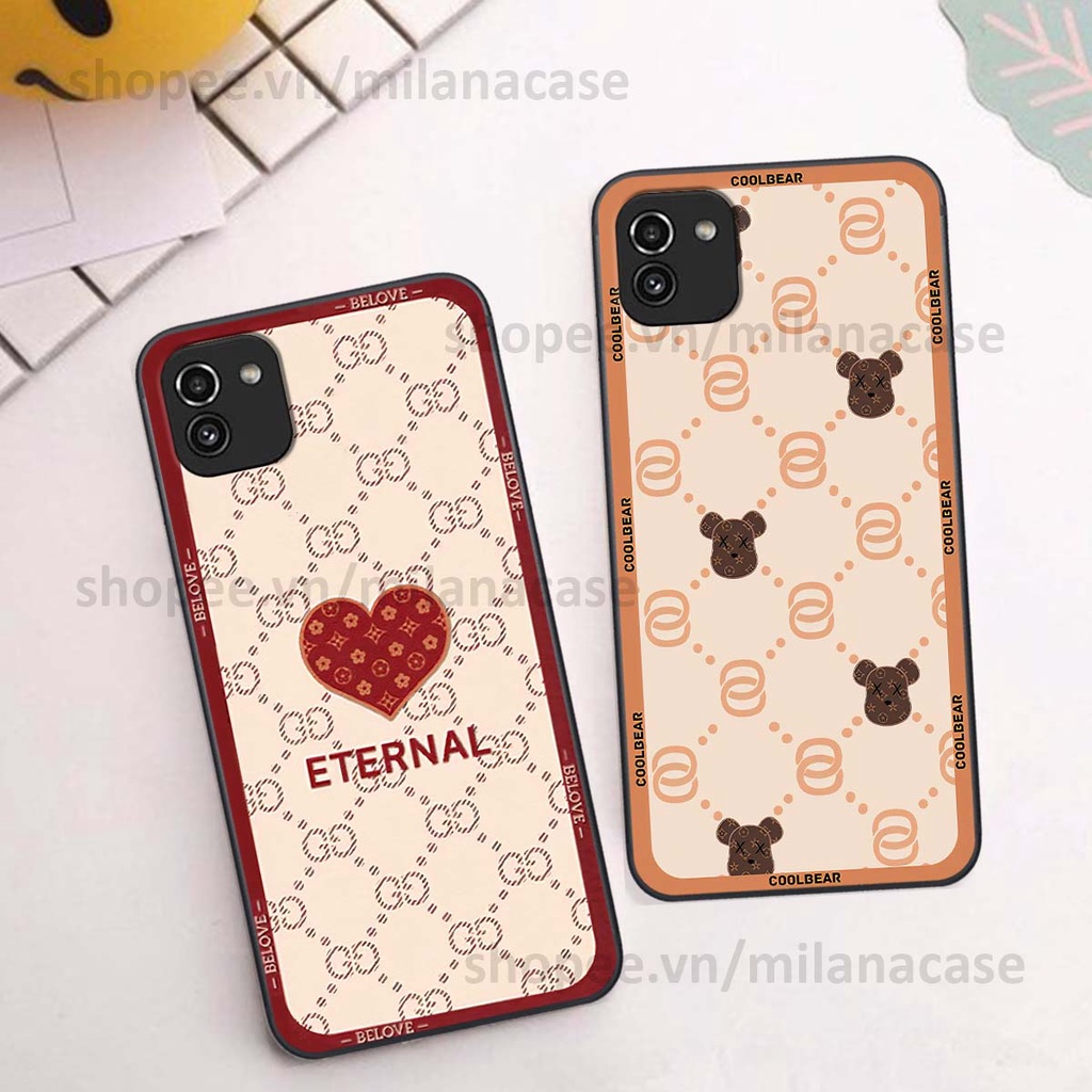 Ốp Samsung A03 hình trái tim be love tình yêu siêu đẹp, cá tính, thời trang