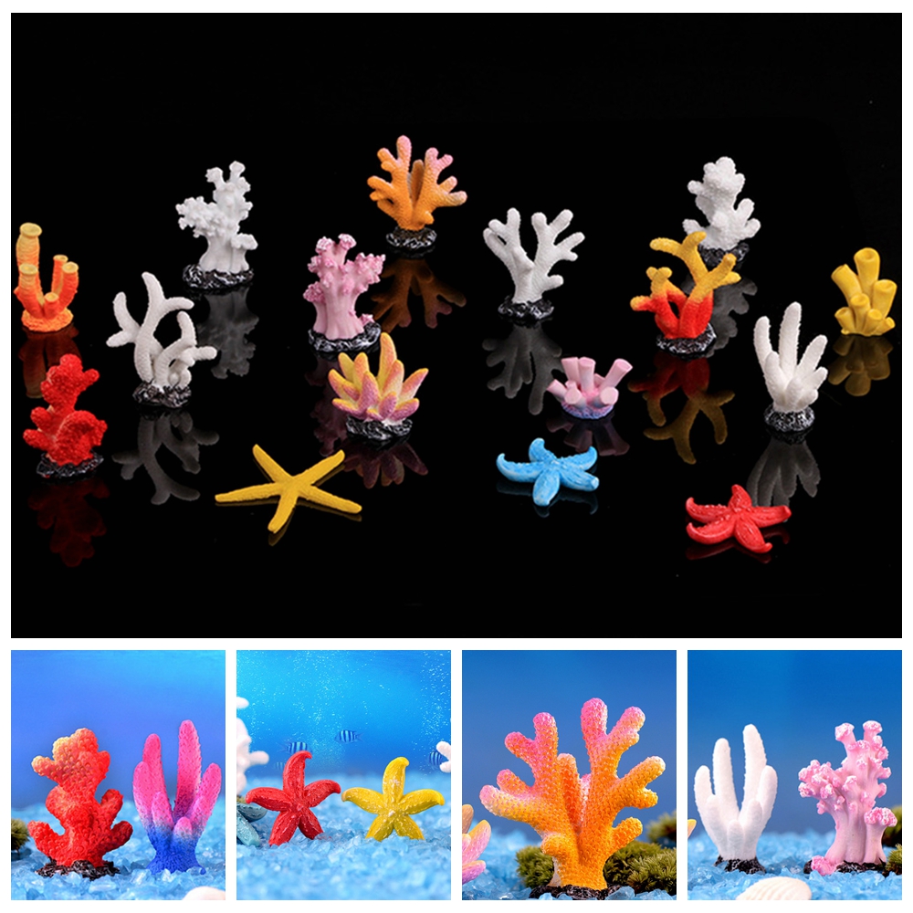 San Hô/Sao Biển Nhân Tạo Bằng Nhựa Resin Trang Trí Bể Cá