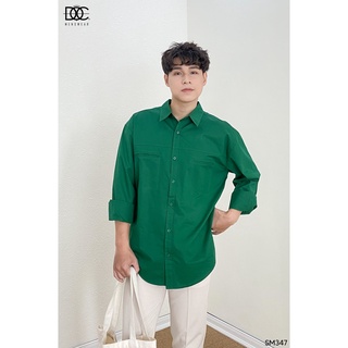 Áo sơ mi Hàn Quốc basic dài tay - SM437