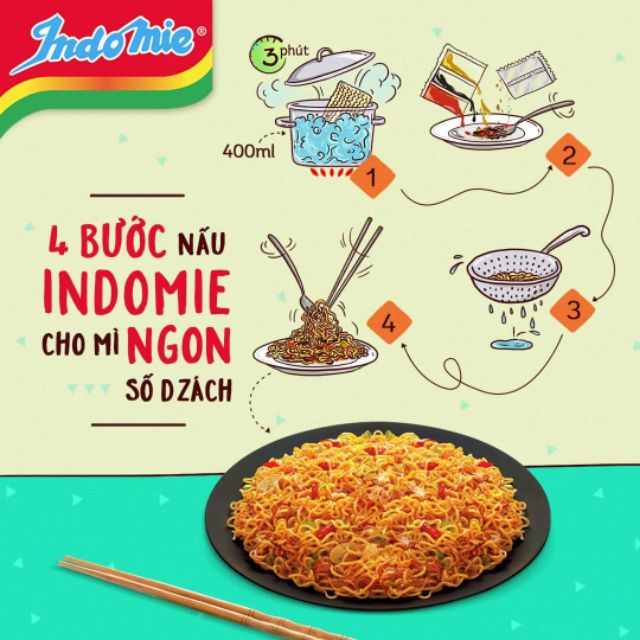 Mì trộn indomie các vị (còn Đủ Vị)