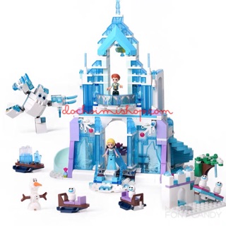 Lắp Ráp Frozen 10664 Lâu Đài Băng Giá Phép Thuật Elsa 709pcs