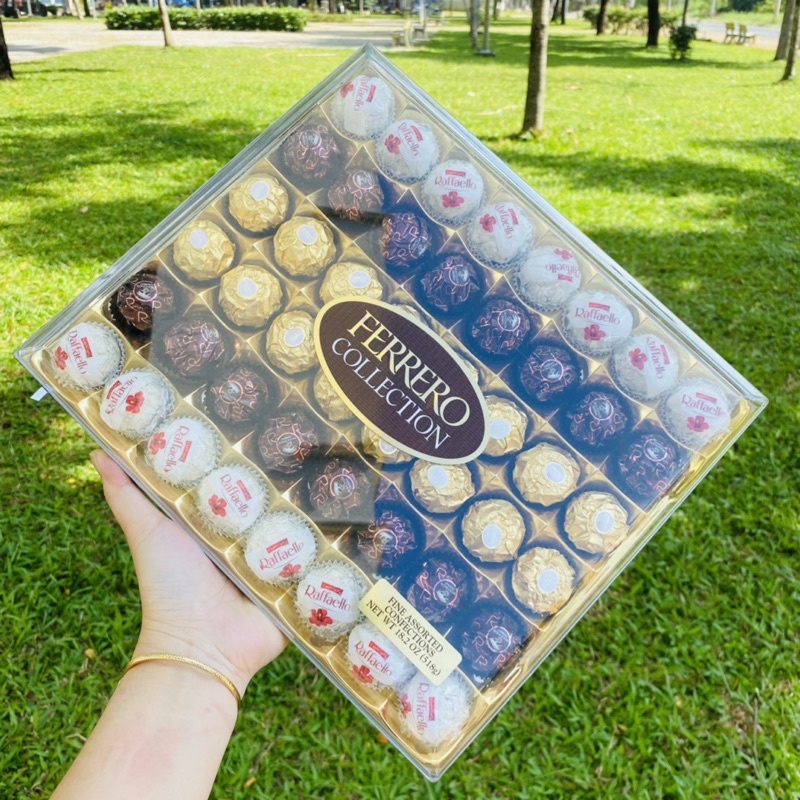 Socola FERRERO ROCHER 3 màu 3 vị - hộp 48 viên