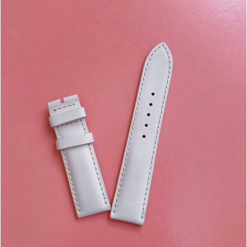 Dây da đồng hồ nữ da bò cao cấp size 8mm-10mm-12mm-14mm-16mm-18mm-20mm