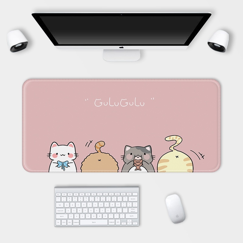 Tấm Lót Chuột Máy Tính Chống Trượt Chống Thấm Nước Họa Tiết Hoạt Hình Dễ Thương Độc Đáo DIY