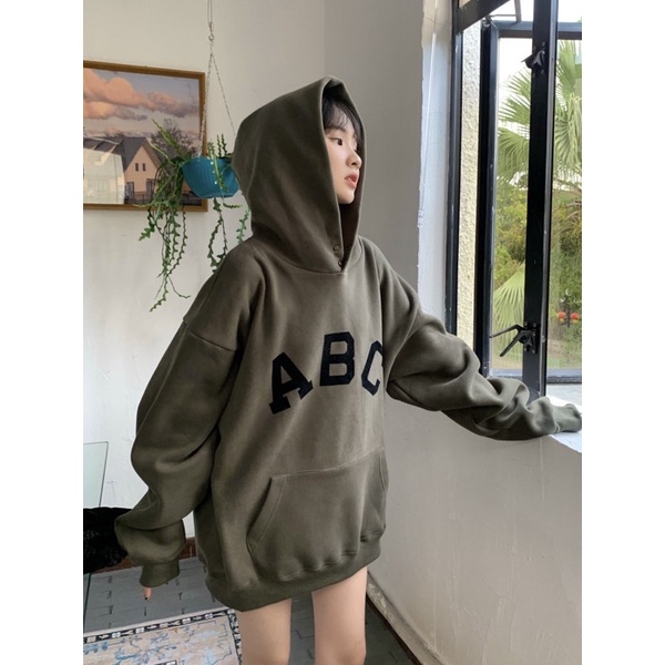 Áo hoodie JAEHYUN NCT dáng rộng basic in chữ ABC | BigBuy360 - bigbuy360.vn