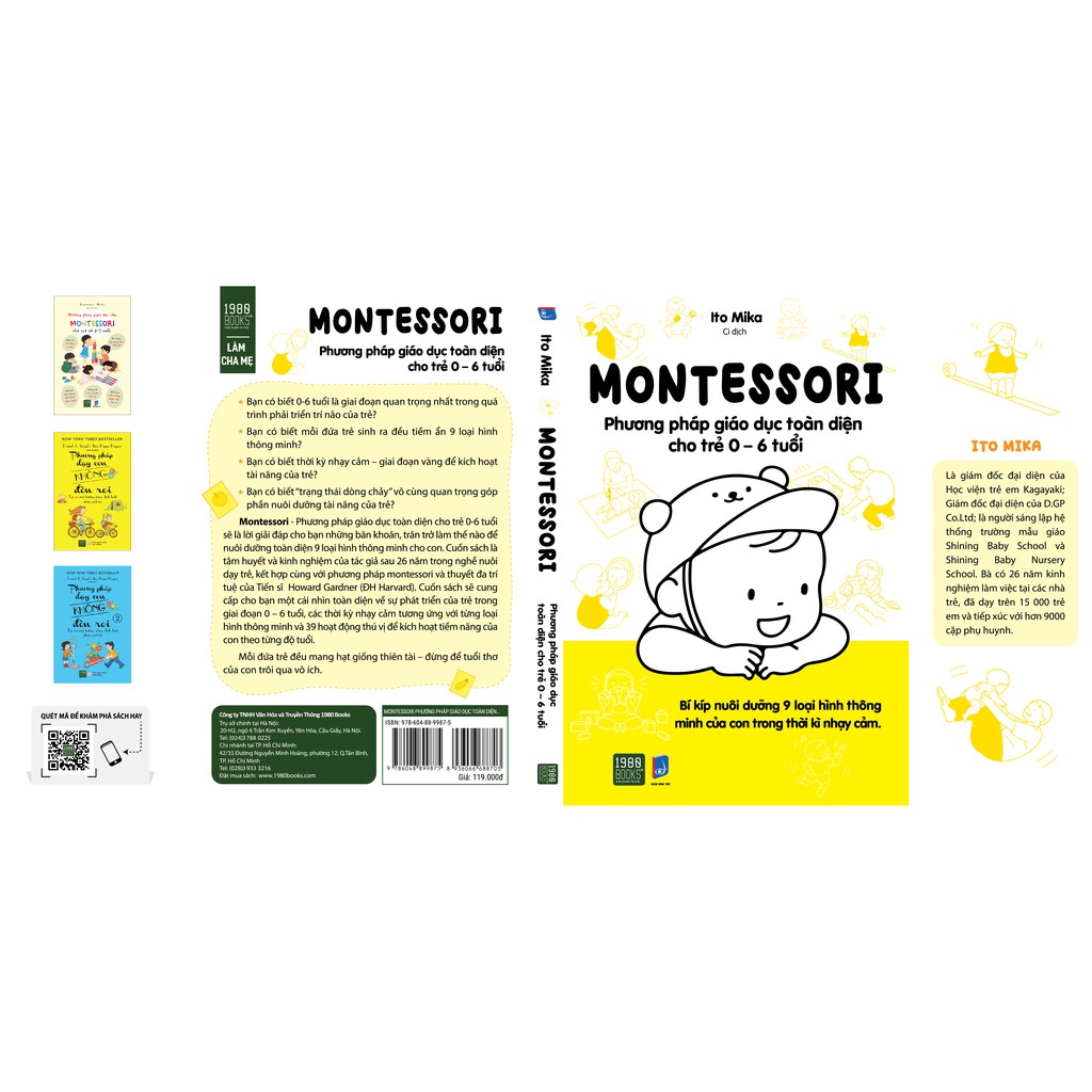 Sách - Montessori – Phương Pháp Giáo Dục Toàn Diện Cho Trẻ 0-6 Tuổi | BigBuy360 - bigbuy360.vn