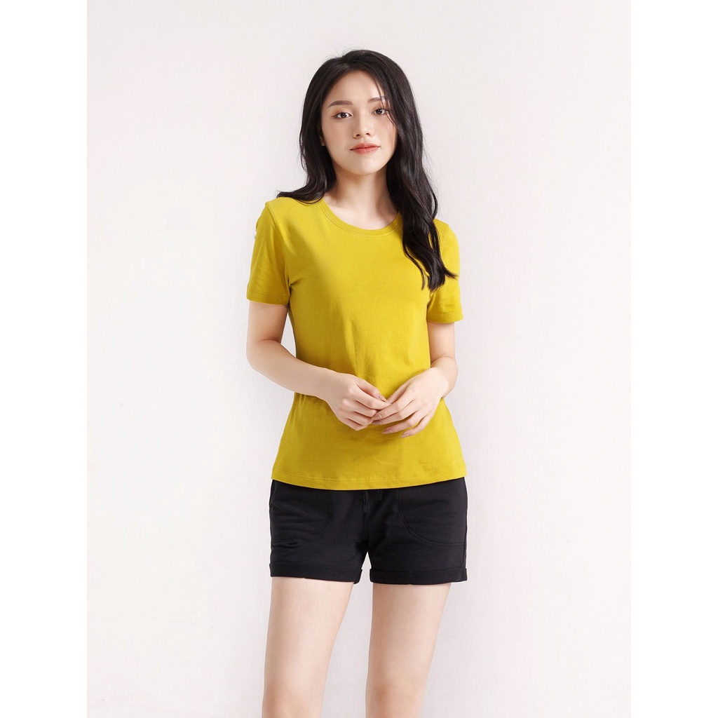 Clearance sale | Áo thun nữ ngắn tay ONOFF chất liệu 100% Cotton tự nhiên mềm mại - H16TS20138