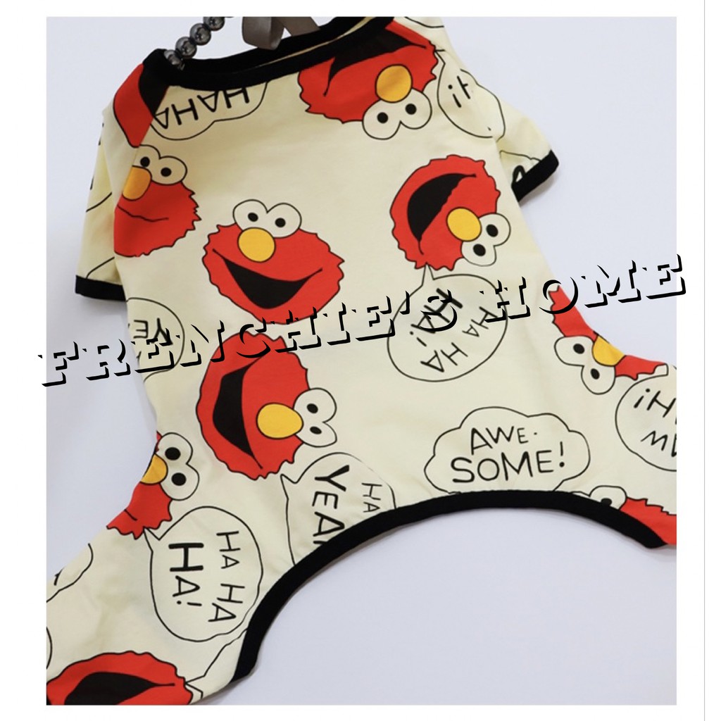 BỘ BODYSUIT "ELMO ĐỎ" CHO CHÓ BULL/PUG ( FRENCHIE'S BODYSUIT ) | BigBuy360 - bigbuy360.vn