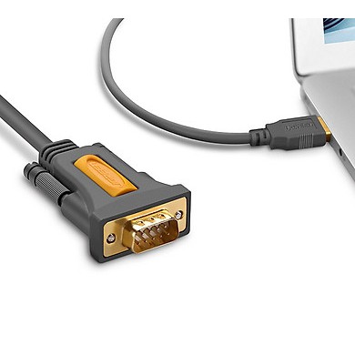 Cáp USB to Com RS232 DB9 Ugreen 20211 dài 1.5m - Hàng chính hãng