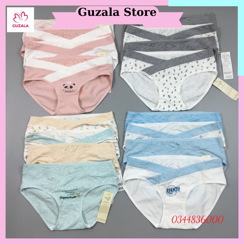 Quần Lót ,Quần chip bà Bầu cạp chéo cotton kháng khuẩn cao cấp _ TSDL 155