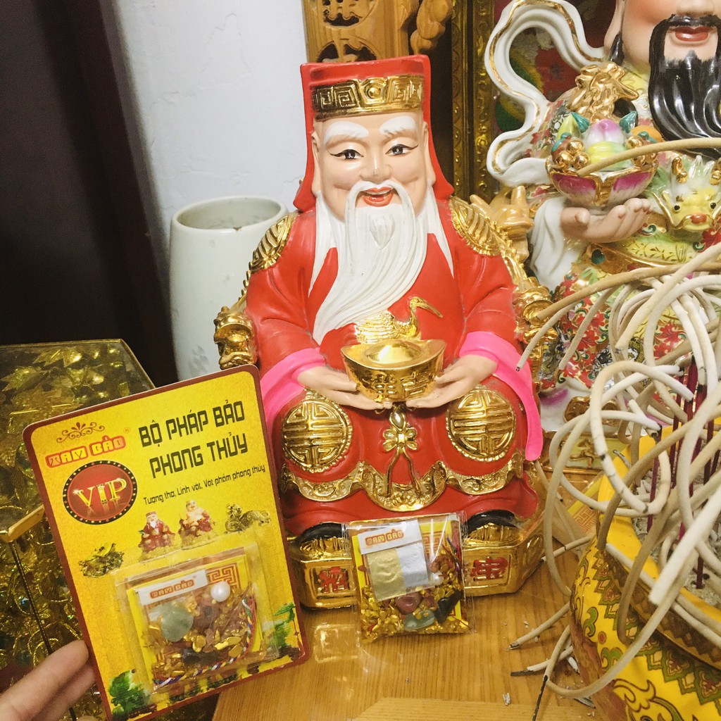 2 bộ Cốt bỏ vào tượng thờ Thần Tài Thổ Địa PHÁP BẢO - HCLB [ Đồ thờ thần tài ]