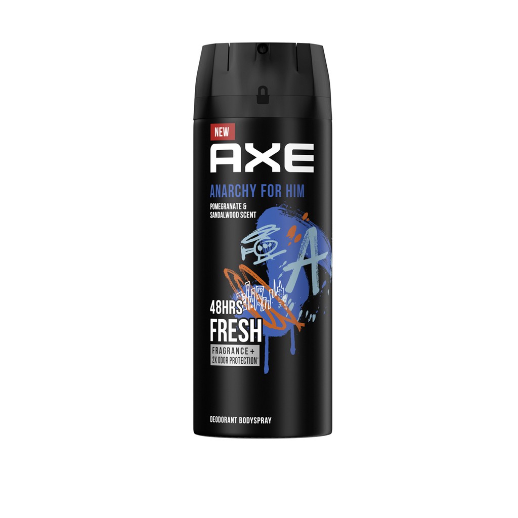 Xịt nước hoa toàn thân nam AXE Anarchy for Him với hương lựu đỏ và gỗ đàn hương 135ml