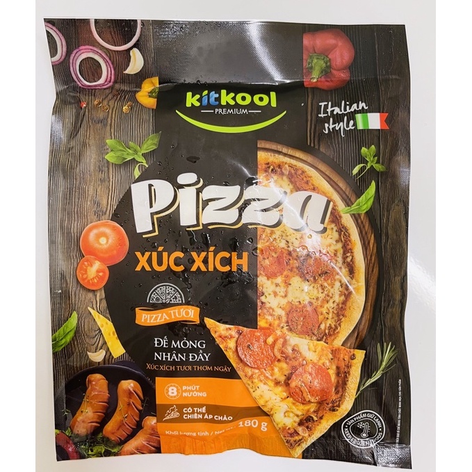 Pizza tươi Kit Kool Xúc xích-20cm