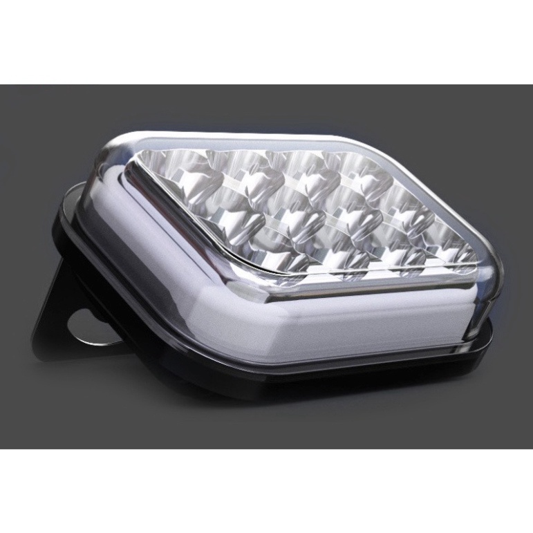 Đèn trợ sáng xe máy điện, xe máy L12 đổi màu 9 Led Công Suất 17W Có Thể Lắp vào Phuộc, Chân Gương, Mặt Nạ