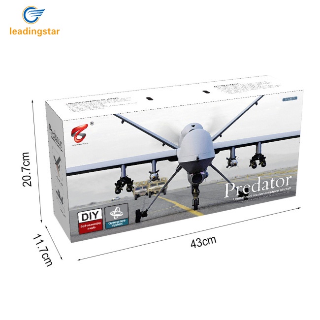 Leadingstar Túi Xốp Lớn Cố Định Cánh Quạt Máy Bay Điều Khiển Từ Xa Cầm Tay Đèn LED Mô Hình