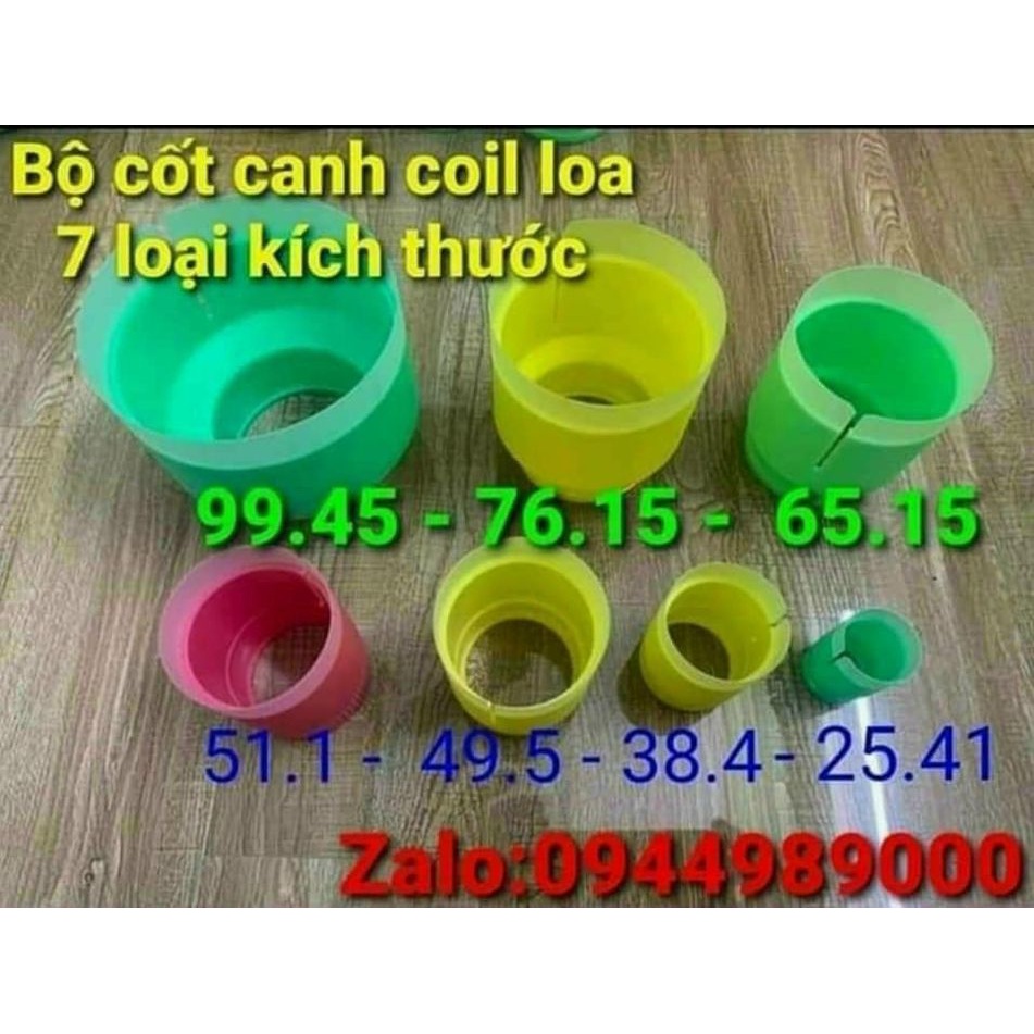 Bộ cốt canh coil loa 7 loại kích thước