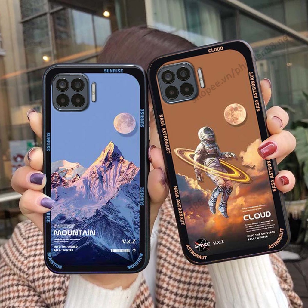 Ốp Oppo A73 / A93 hình vũ trụ, mountain, cloud phong cách cá tính