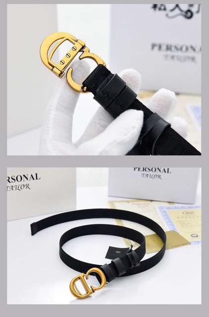 Thắt lưng hàng mới thiết kế đẹp mắt khóa hình chữ CD