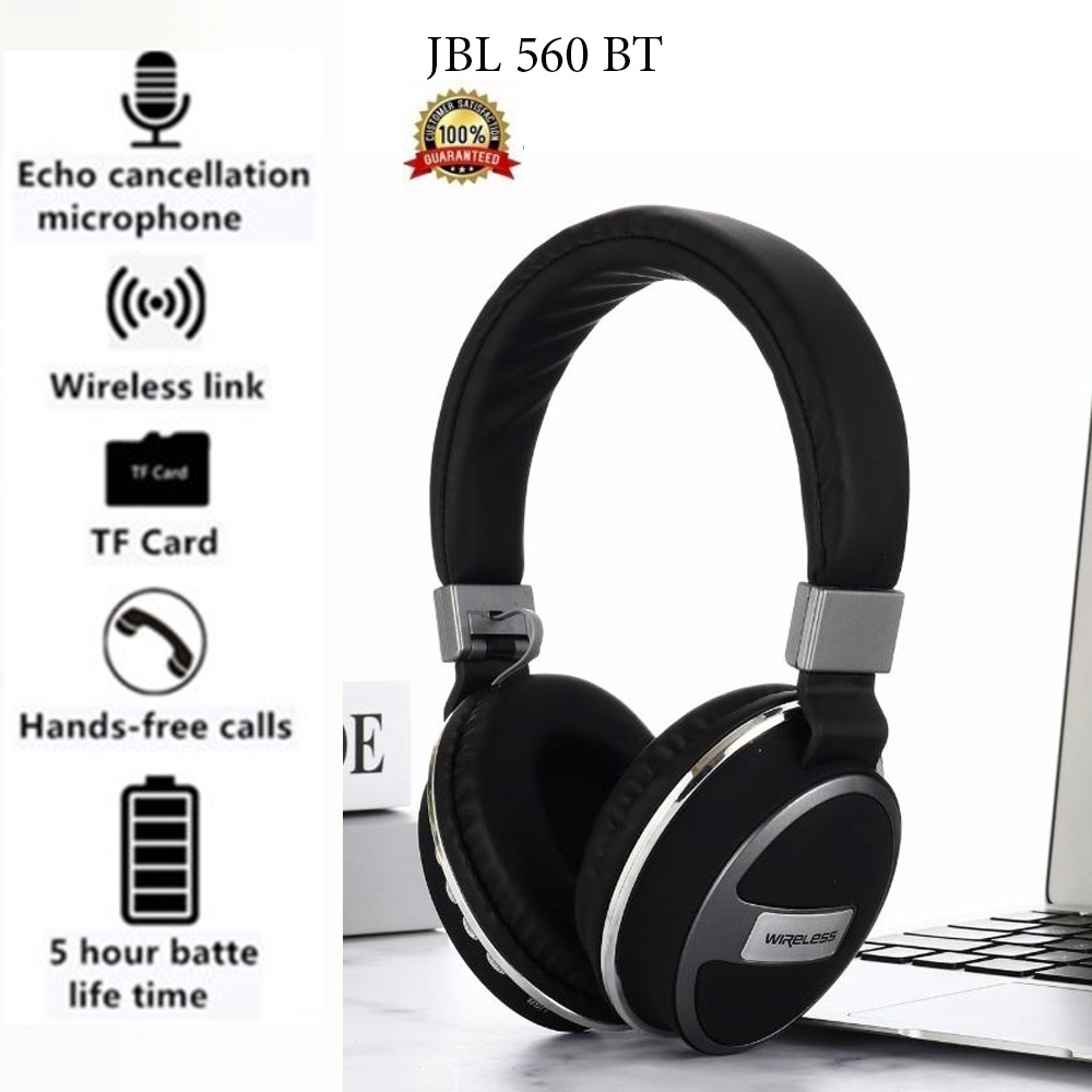 🌟🌟HÀNG HÓT 2021🌟🌟Tai Nghe Chụp Tai Blutooth JBL 560BT Kiểu Dáng Hiện Đại -  BASS Căng BẢO HÀNH ĐỔI MỚI