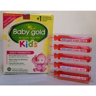 Baby Gold Kids tiêu hoá khoẻ trẻ ăn ngon, giúp bé ăn ngon ngủ tốt, bé thông minh.