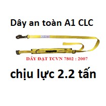 Dây an toàn A1 CLC (TCVN) (tải trọng 2.200kg), dây bảo hộ, đai bảo hộ lao động
