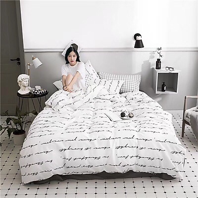 Set 5 Món Chăn Ga Gối Coton poly cao cấp
