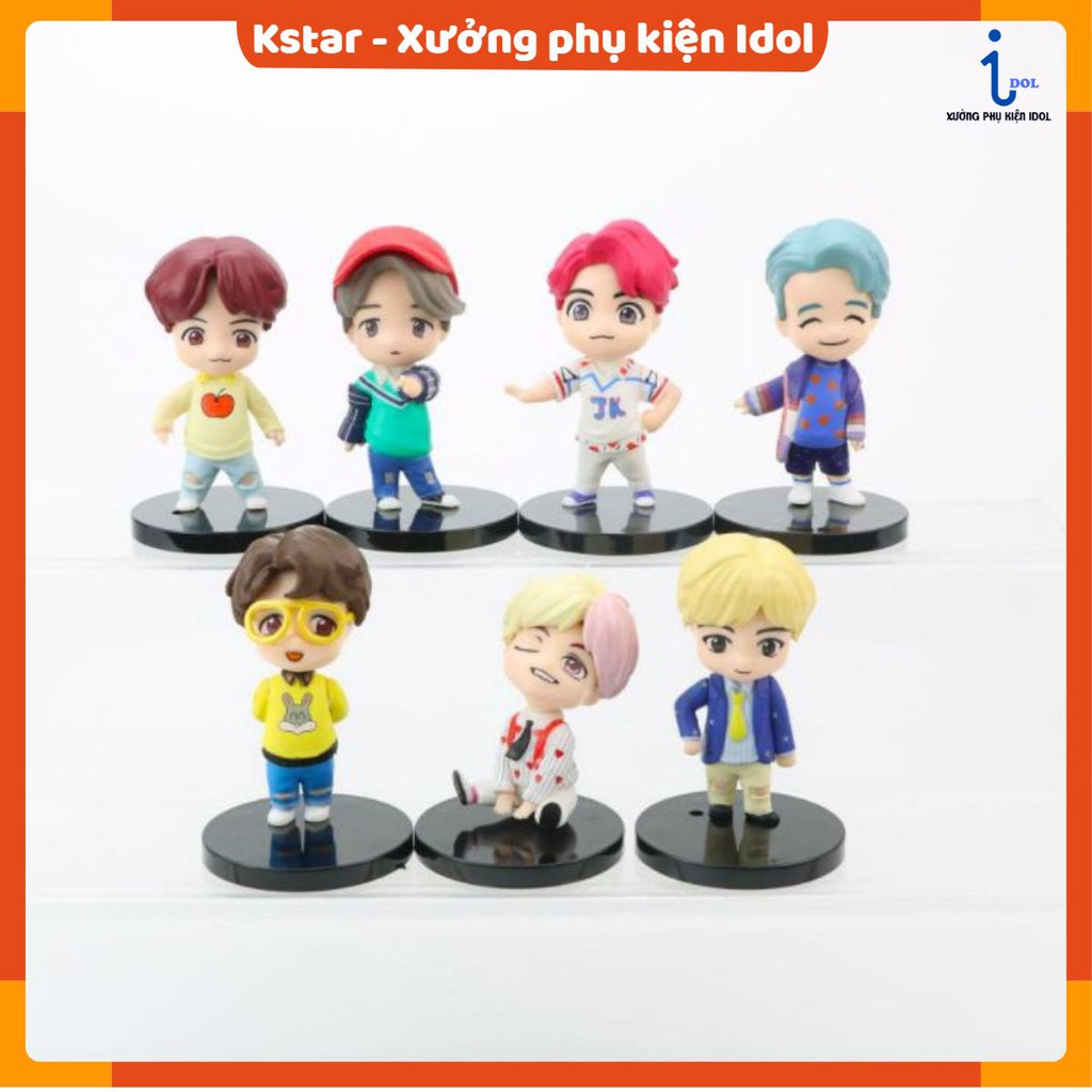 Búp bê tượng đứng Bangtan x Mattel mini doll unoff