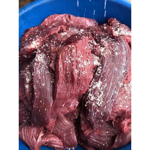 Thịt Bò Gác Bếp Tây Bắc trọng lượng 1Kg, 0,5Kg Thơm Ngon Chuẩn Vị Mường Then ✅ TẶNG CHẨM CHÉO ✅ | BigBuy360 - bigbuy360.vn