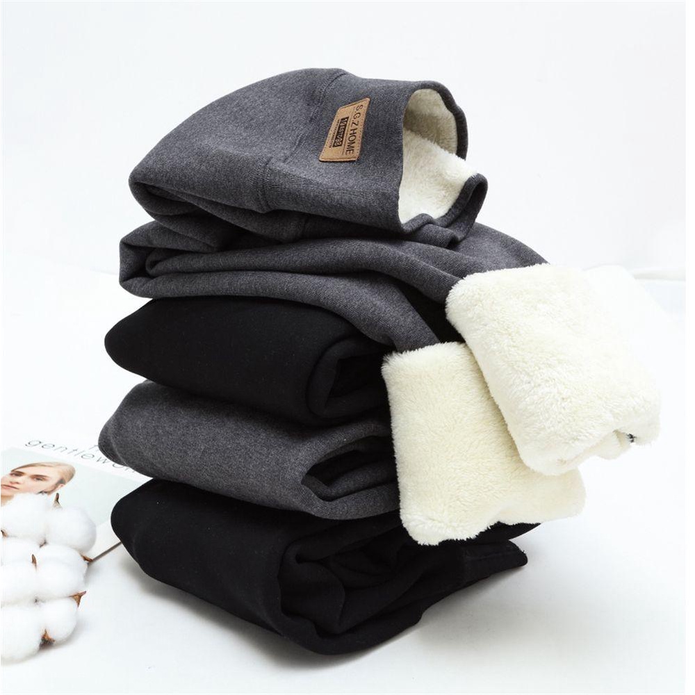 DIACHAVN Quần Legging Lót Lông Cừu Dày Dặn Thời Trang Mùa Đông Cho Nữ