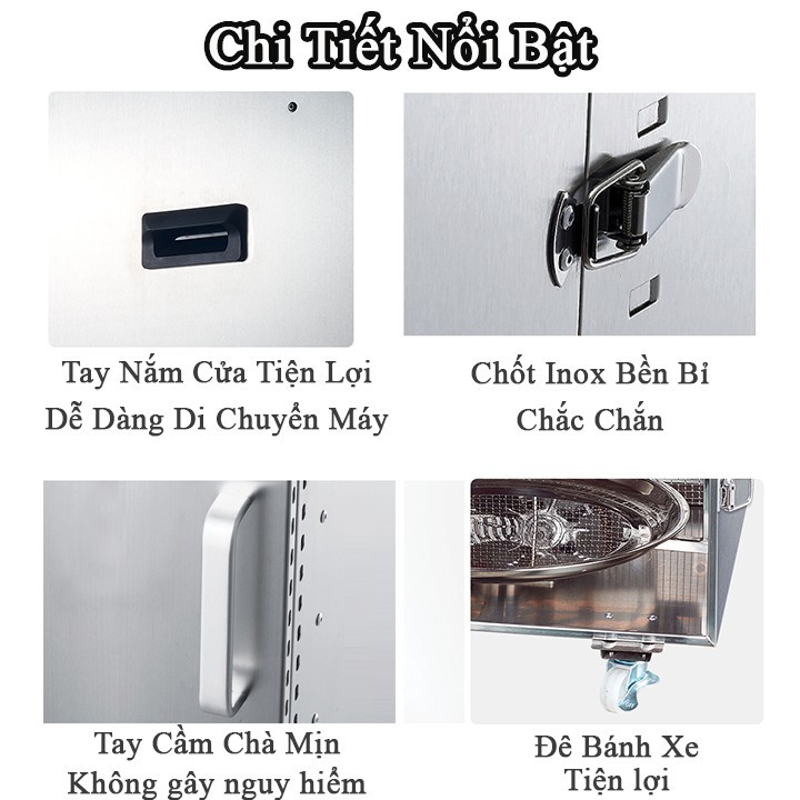 Lò Sấy Ba Rọi Một Nắng, Lạp Xưởng, Gia Cầm Công Nghiệp